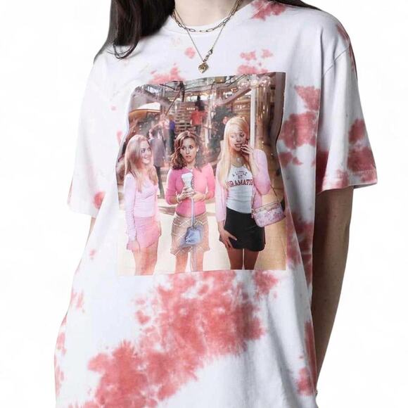 Dumbgood Other - NWT Dumbgood x Mean Girls Plastics Peach Pink Tie Dye T-Shirt — SMALL